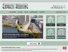 Tablet Screenshot of expresshousing.dk